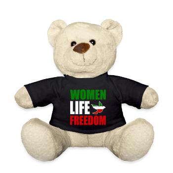 Women life freedom - Teddy Bear - black - Front