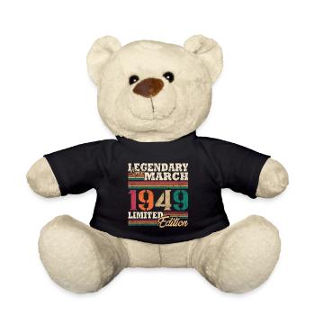 Legendary March 1949 limited edition - Teddy Bear - black - Front