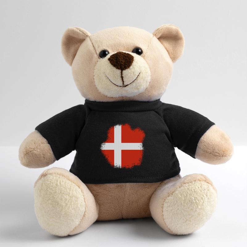 Drapeau du Danemark Scandinavie Drapeau danois Voyage Nounours