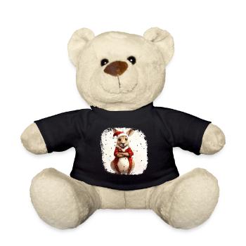 Noël des kangourous - Nounours - noir - Devant