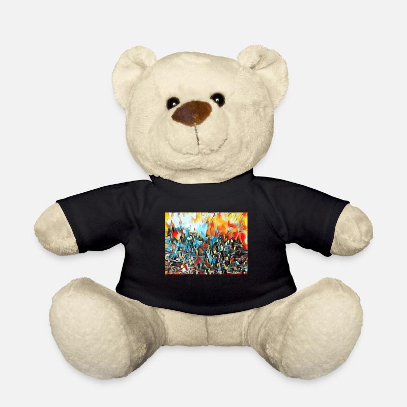 Modern art - Teddy Bear - black