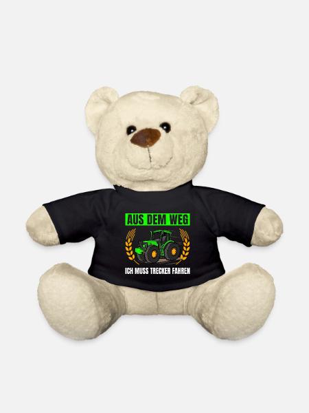 Landwirtschaft Aus Dem Weg Traktor Trecker - Teddy - Schwarz