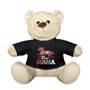 Coole Mama Reiten Muttertag - Teddy - Schwarz - Vorne