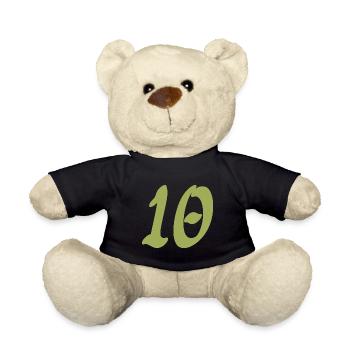 10 - Teddy Bear - black - Front