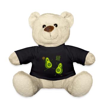 avocado basketball - Nounours - noir - Devant