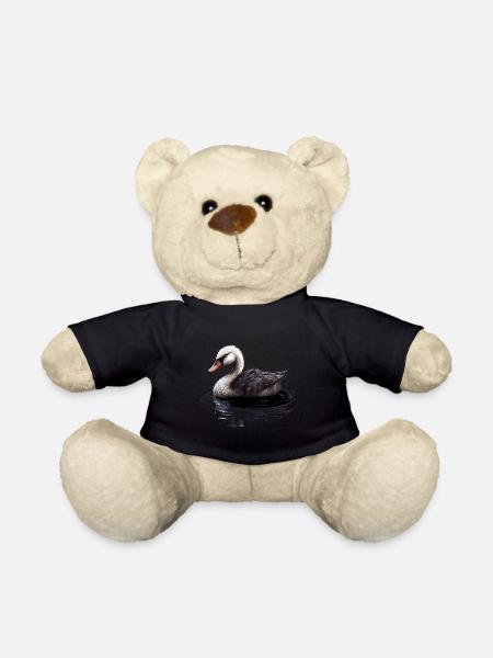 Oiseau cygne - Nounours - noir