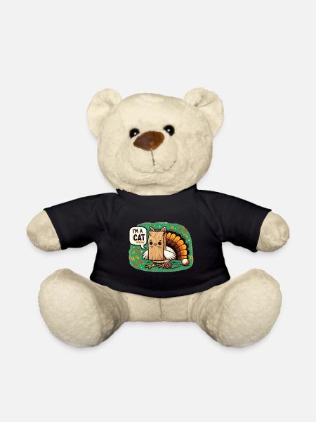 Turkey Disguise, Cat Surprise - Teddy Bear - black