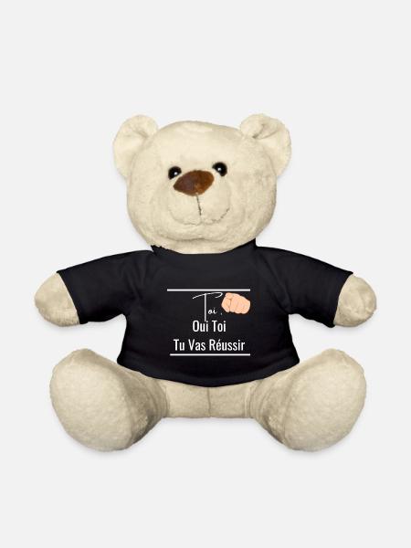 Toi , Oui Toi Tu Vas Réussir - Motivation Réussite - Nounours - noir