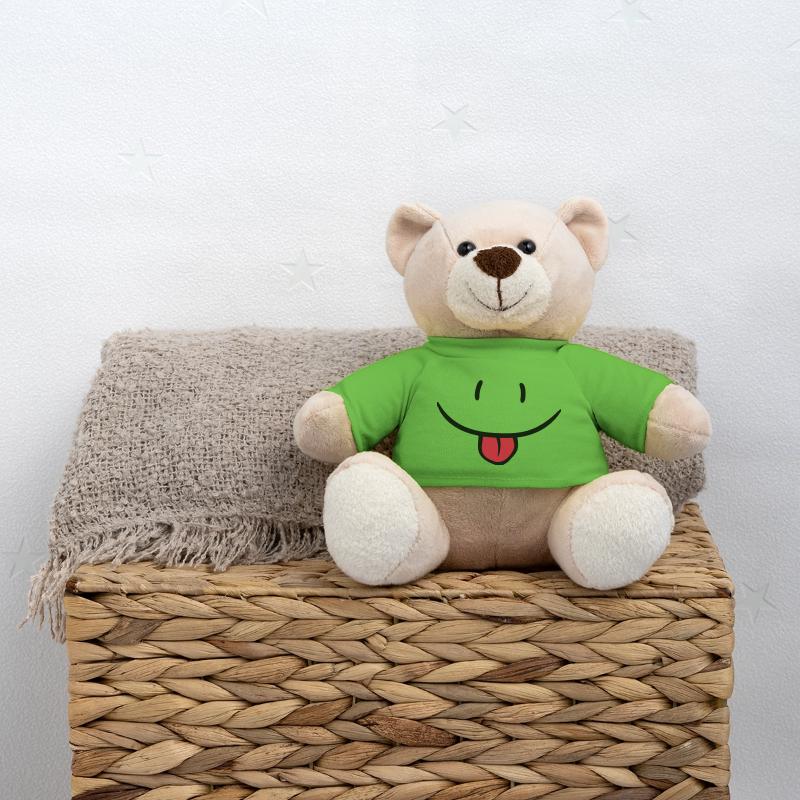 Freches Comic Gesicht Teddy