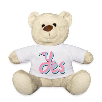 Yes women's fashion that empowers you - Teddy Bear - light green - Front