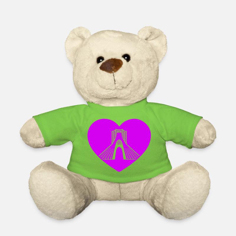 Azadi Iran Herz - Teddy - Hellgrün