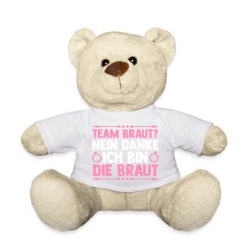 JGA Team Braut Junggesellinnenabschied - Teddy - Hellgrün - Vorne