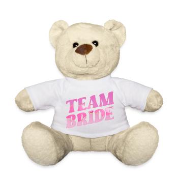 Wedding Team Bride - Teddy Bear - light green - Front