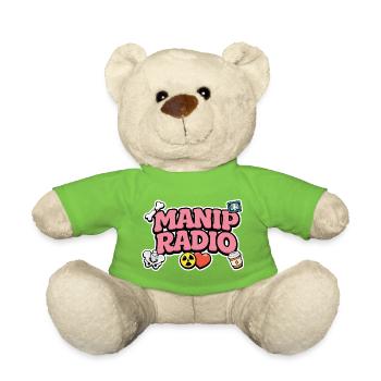 Manip Radio Humor Symbole und Logo Radiologie - Teddy - Hellgrün - Vorne