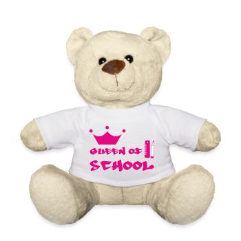 Königin des Schulhofs: Mädchenhaftes Design gekrönt - Teddy - Hellgrün - Vorne