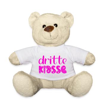 Grundschule 3. Klasse - Dritte Schulklasse - Teddy - Hellgrün - Vorne