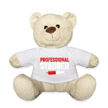 Phlebotomist Pflege Pfleger Pflegerin Blutentnahme - Teddy - Hellgrün - Vorne