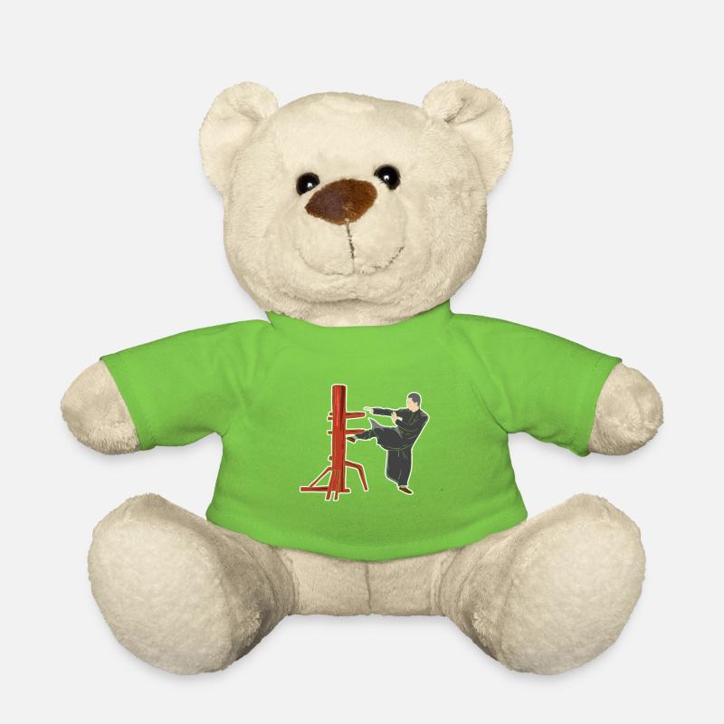 Wing Chun Kampfpose - Teddy - Hellgrün