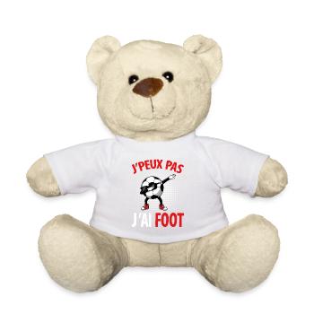 J’peux pas j’ai foot design humoristique - Nounours - vert clair - Devant