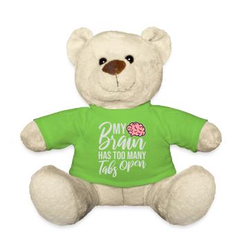 Mon cerveau a trop d’onglets ouverts Lustig Grübeln - Nounours - vert clair - Devant