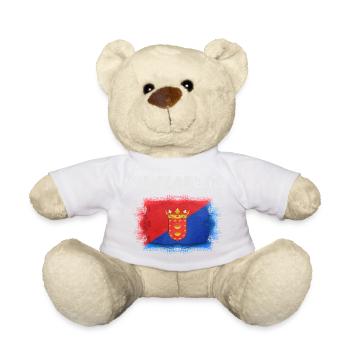 Lanzarote Flagge mit Wappen - Teddy - Hellgrün - Vorne