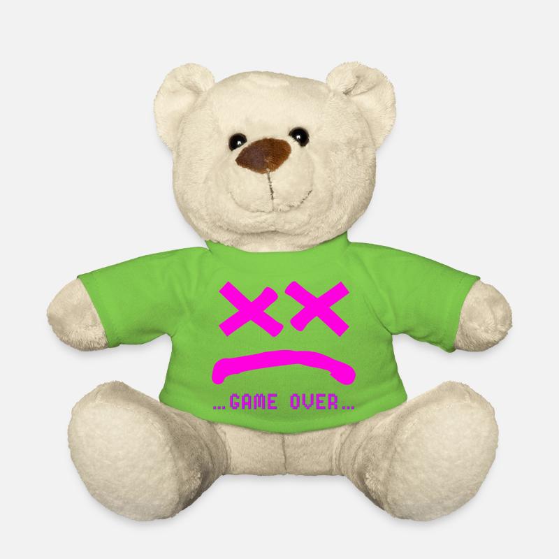 Game Over no Smile Pink - Teddy - Hellgrün