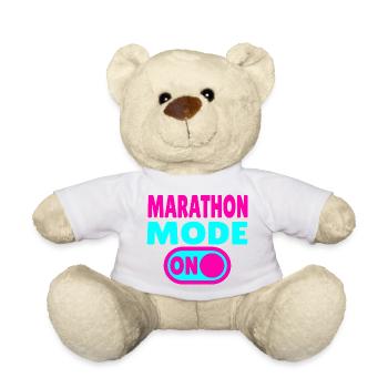 Mode marathon activé – Courir avec passion - Nounours - vert clair - Devant