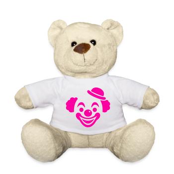 Pink Clown Motiv - Teddy - Hellgrün - Vorne