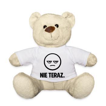 Not Now - minimalist signature - Teddy Bear - light green - Front