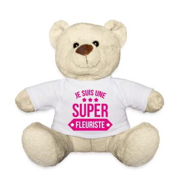 Je suis une super fleuriste humour femme - Nounours -  - Devant