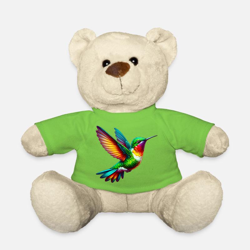 Hummingbird - Teddy Bear - light green