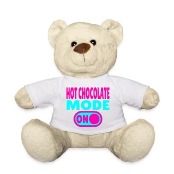 Hot Chocolate Mode ON - Teddy Bear - light green - Front