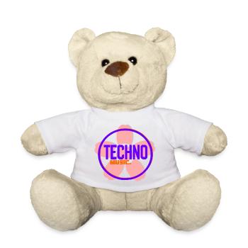 Techno Circle Neon-Logo - Teddy - Hellgrün - Vorne
