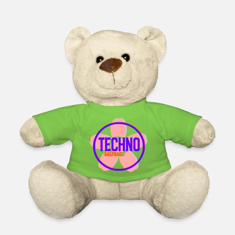 Techno Circle Neon Logo - Orsetto - verde chiaro