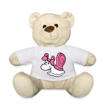 Schnecke Mädchen weiblich süß hübsch Schleife Frau - Teddy -  - Vorne