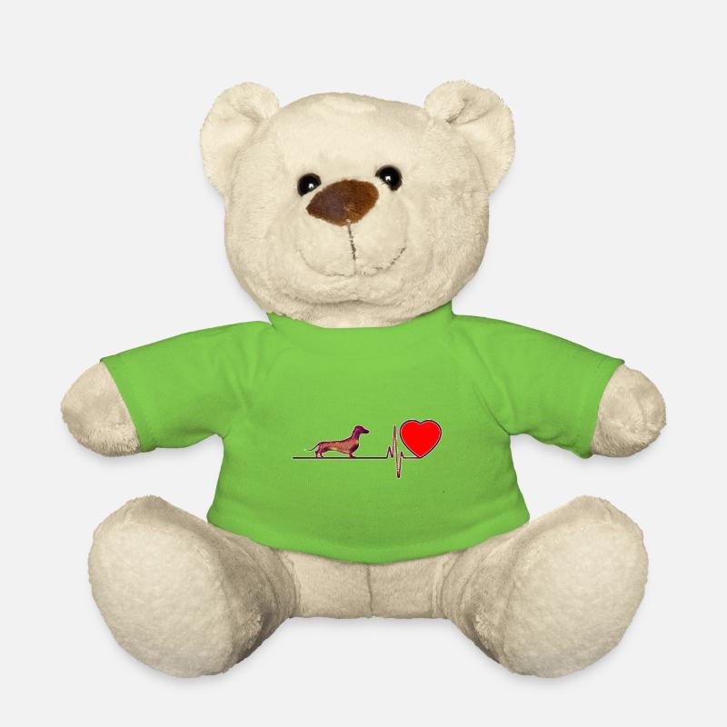 Ich liebe Dackel - Teddy - Hellgrün