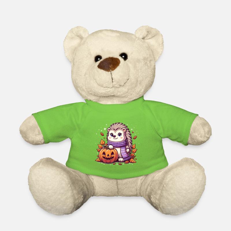 Hedgehog Halloween - Teddy Bear - light green