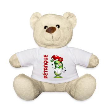 Noël pétanque Boule Cornichons - Nounours - vert clair - Devant