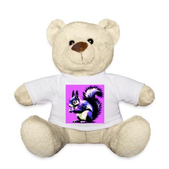 squirrel - Teddy Bear - light green - Front