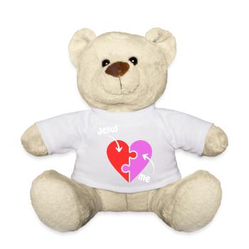 Jesus and me puzzle Heart - christlich - Teddy - Hellgrün - Vorne