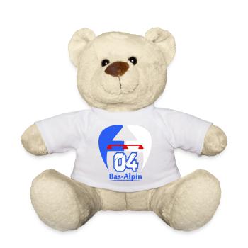 Bas-Alpine logo - Teddy Bear - light green - Front