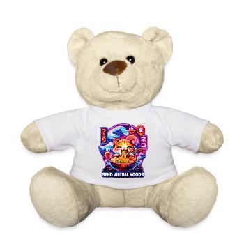 Kawaii Katze Ramen Nudeln Anime Katze - Teddy - Hellgrün - Vorne