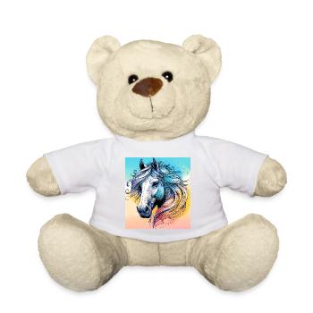 horse - Teddy Bear - light green - Front