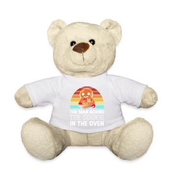 Werdender Papa werdende Väter - Teddy - Hellgrün - Vorne