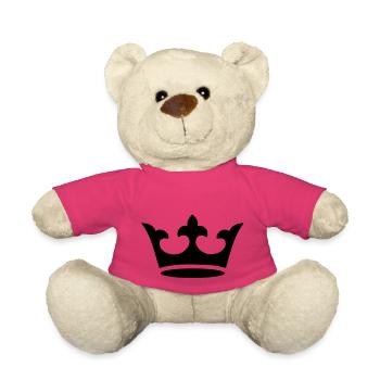 crown - Teddy Bear - pink - Front