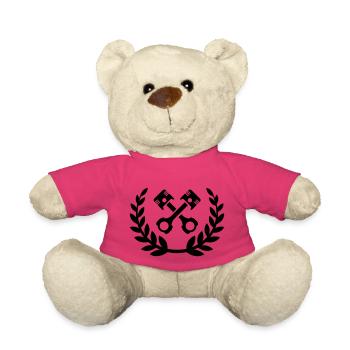 Tuning Race Cars - laurel wreath / piston - Teddy - Pink - Vorne