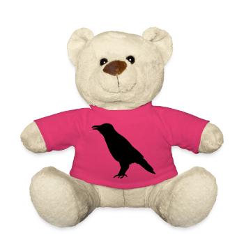 Crow - Teddy Bear - pink - Front