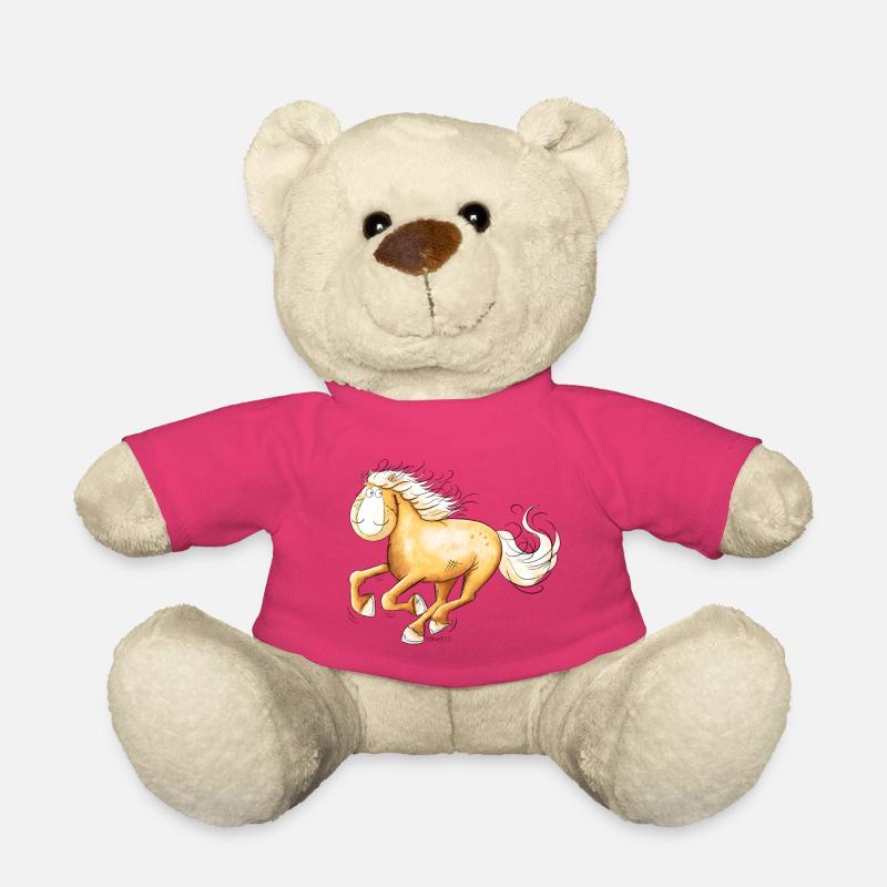 Haflinger Rapide I Bande Dessinée De Chevaux - Nounours - rose