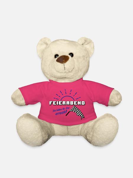 Fun Party Spruch Statement Shirt Feierabend (25) - Teddy - Pink