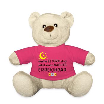 lustige Babysprüche - Teddy - Pink - Vorne